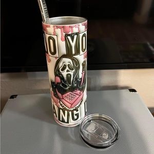 Ghost face tumbler…. New